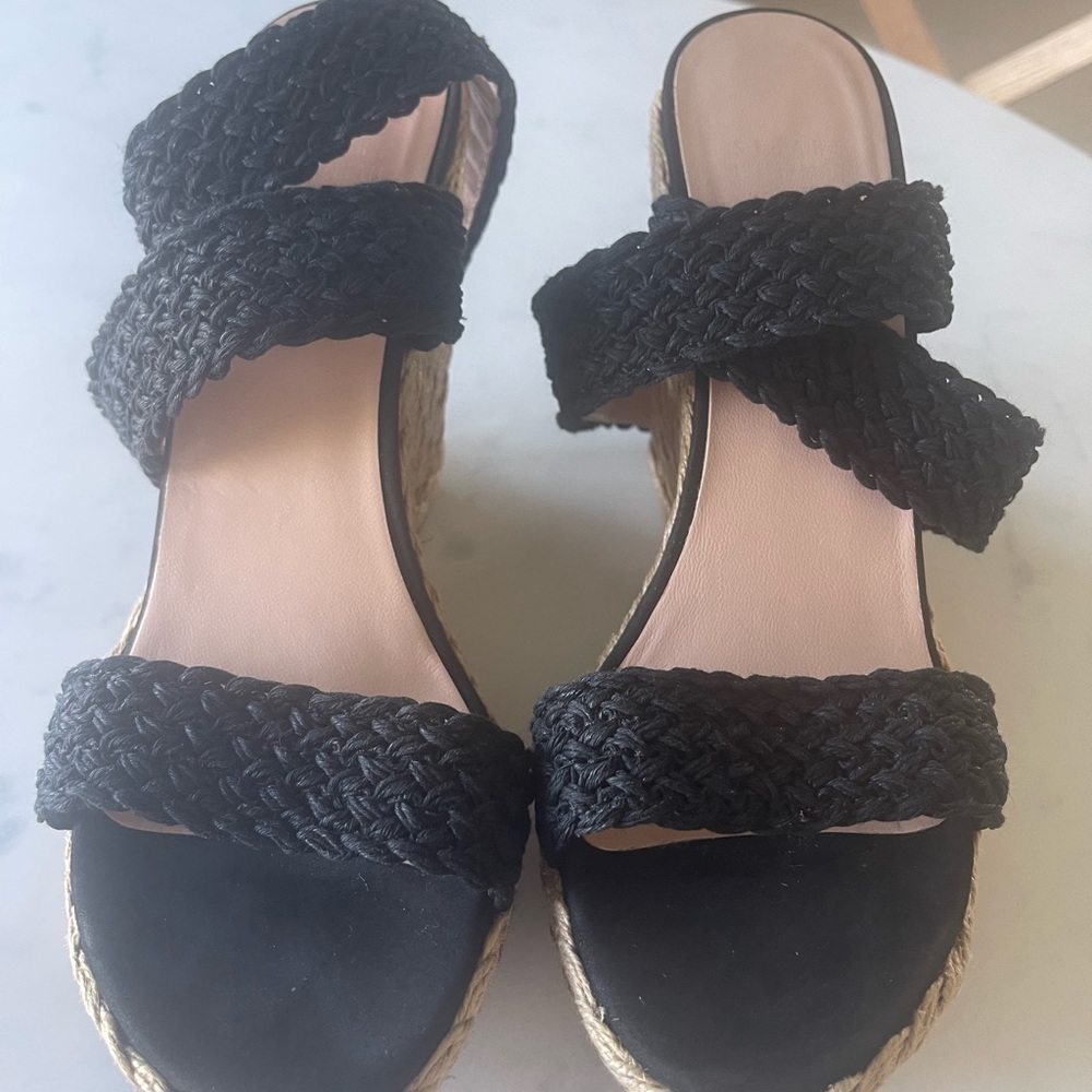 Stuart Weitzman Black Espadrilles - image 3